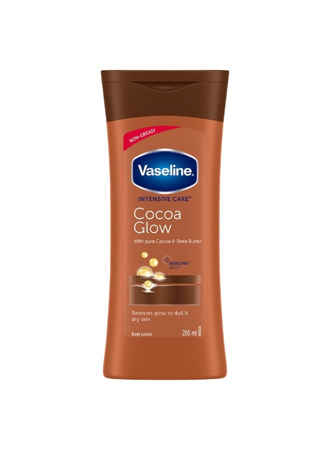 Vaseline Cocoa Glow Body Lotion, 200 ml - Image 1